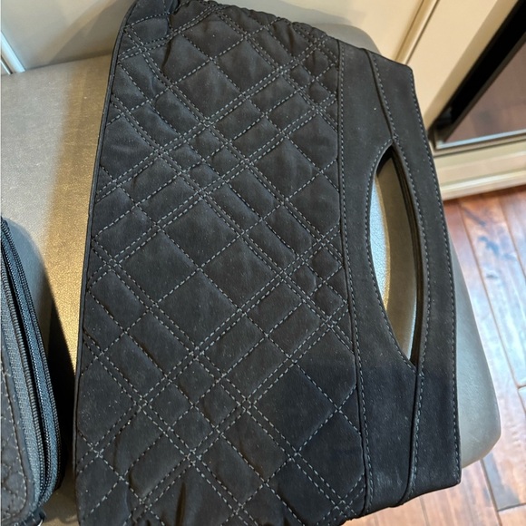 Vera Bradley Black Quilted Women's Bag Set (RFID lining in small) - Picture 9 of 11